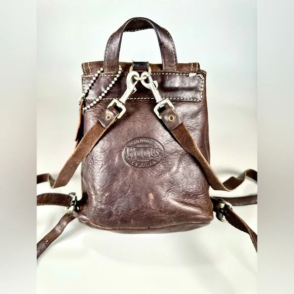 Roots Women’s Vintage Genuine Leather Mini Backpack - Picture 3 of 12